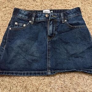 Princess Polly Dark Blue Denim Mini Skirt